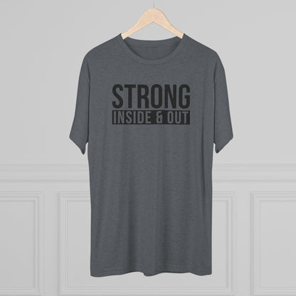 Strong Unisex Tri-Blend Crew Tee