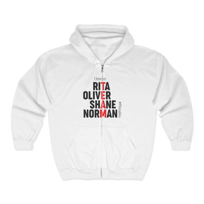 TEAM Unisex Zip Hoodie