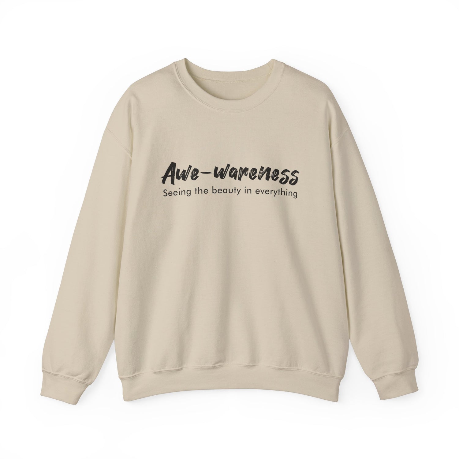 Awe-awareness Unisex Heavy Blend™ Crewneck Sweatshirt - Feel the Beauty in Everything