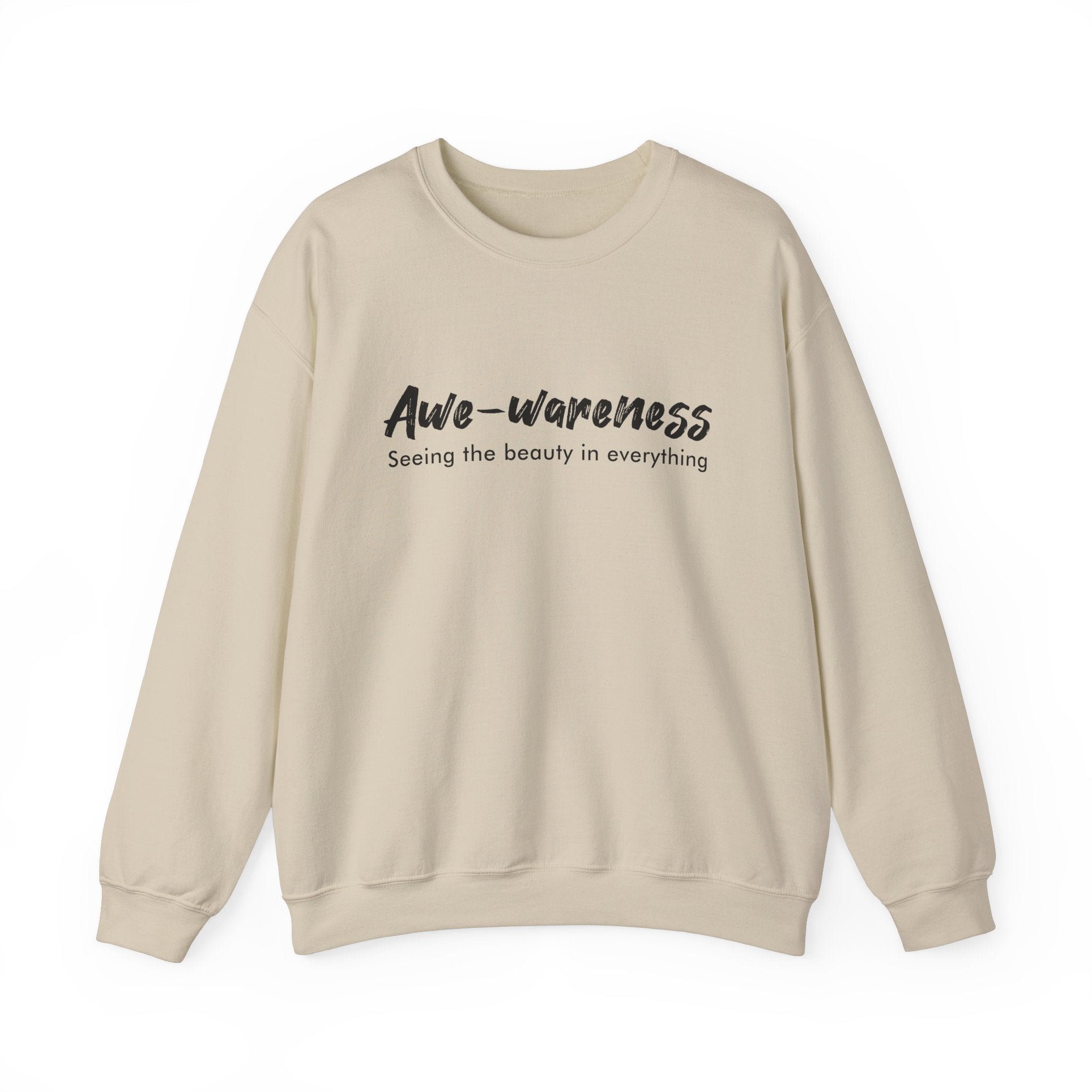 Awe-awareness Unisex Heavy Blend™ Crewneck Sweatshirt - Feel the Beauty in Everything