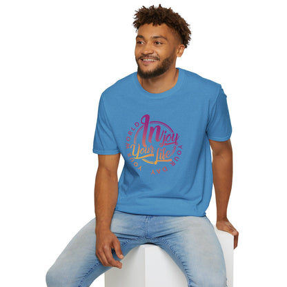 InJoy Your Life, Your Day, Your World - Unisex Softstyle T-Shirt