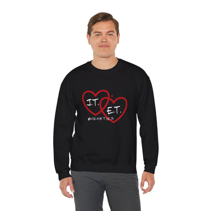 Heartfelt Love Crewneck Sweatshirt - Unisex, Perfect for Valentine&