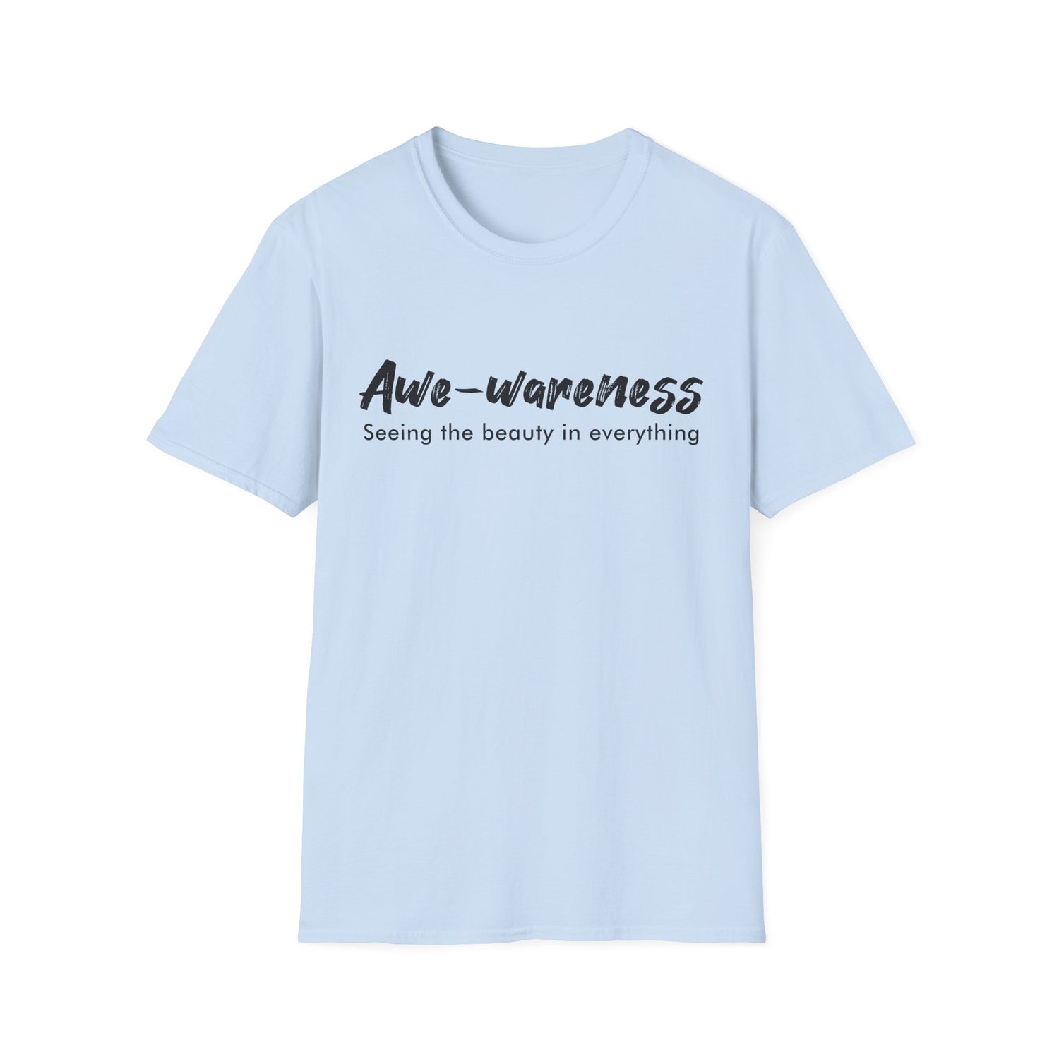 Awe-awareness Unisex Softstyle T-Shirt - Embrace the Beauty in Everything