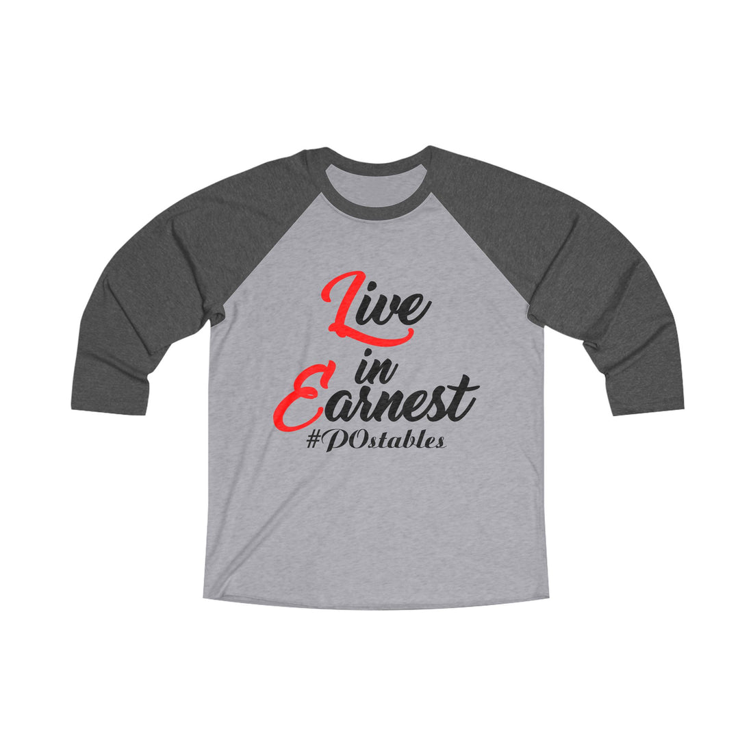 Live in Earnest Unisex Baseball Shirt
