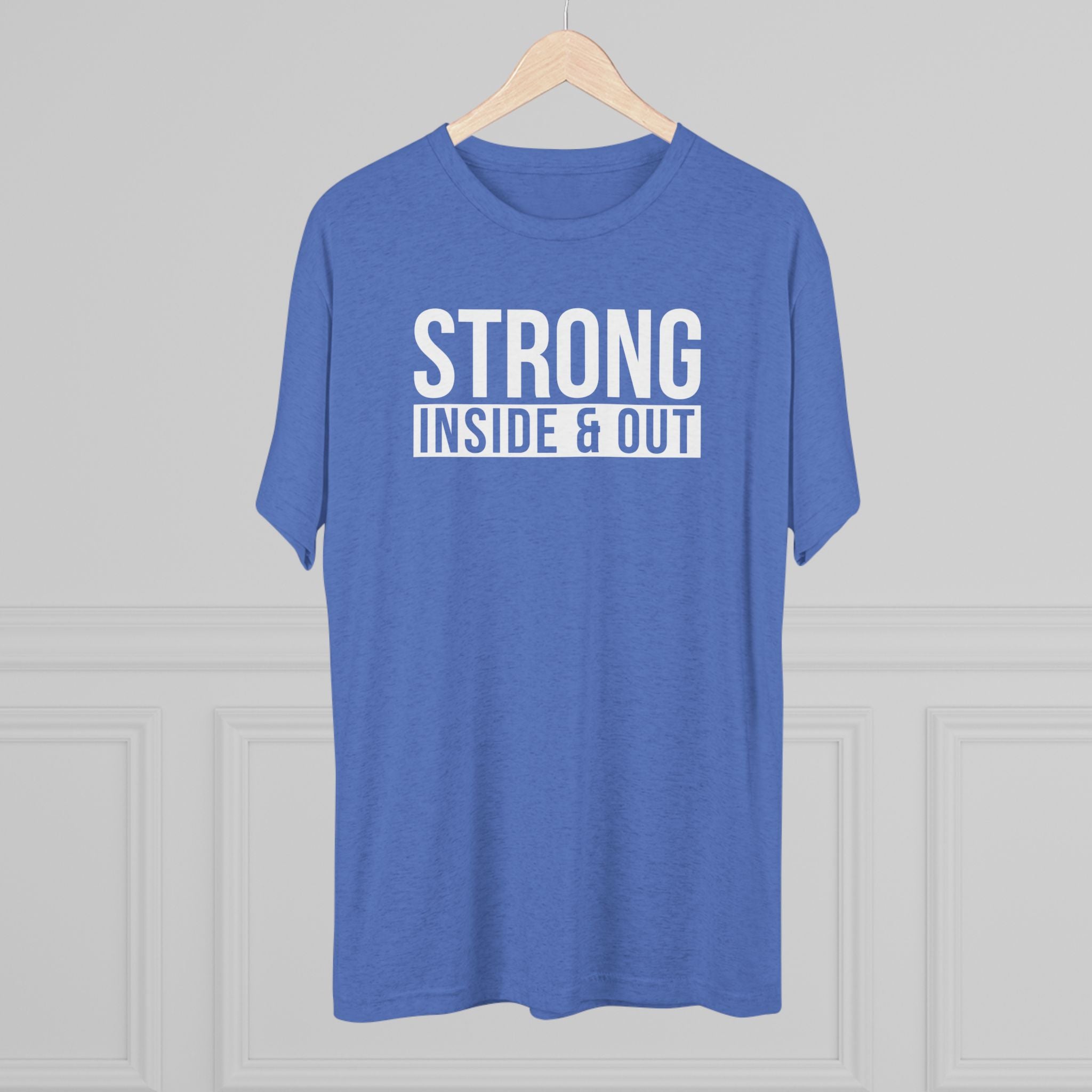 Strong Unisex Tri-Blend Crew Tee