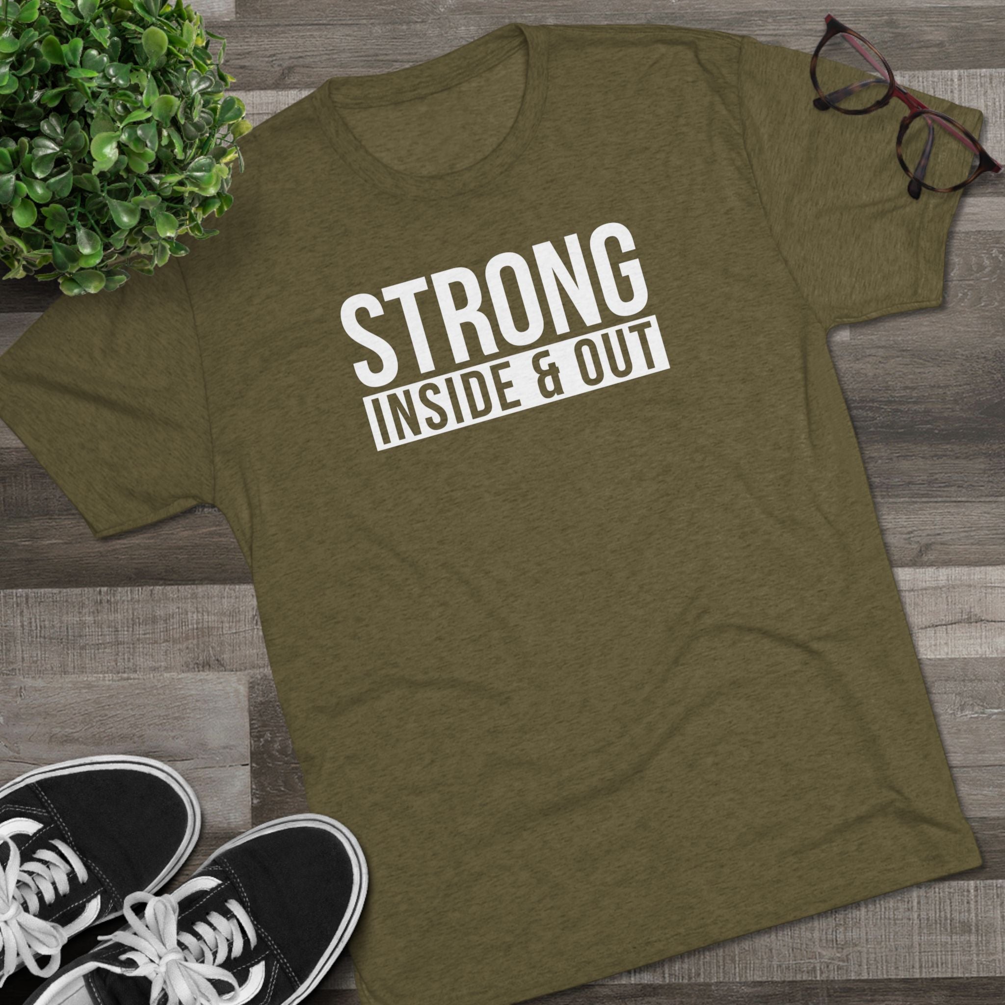 Strong Unisex Tri-Blend Crew Tee