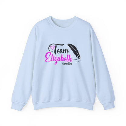 Team Elizabeth Unisex Crewneck Sweatshirt - Perfect for Supporters and Celebrations