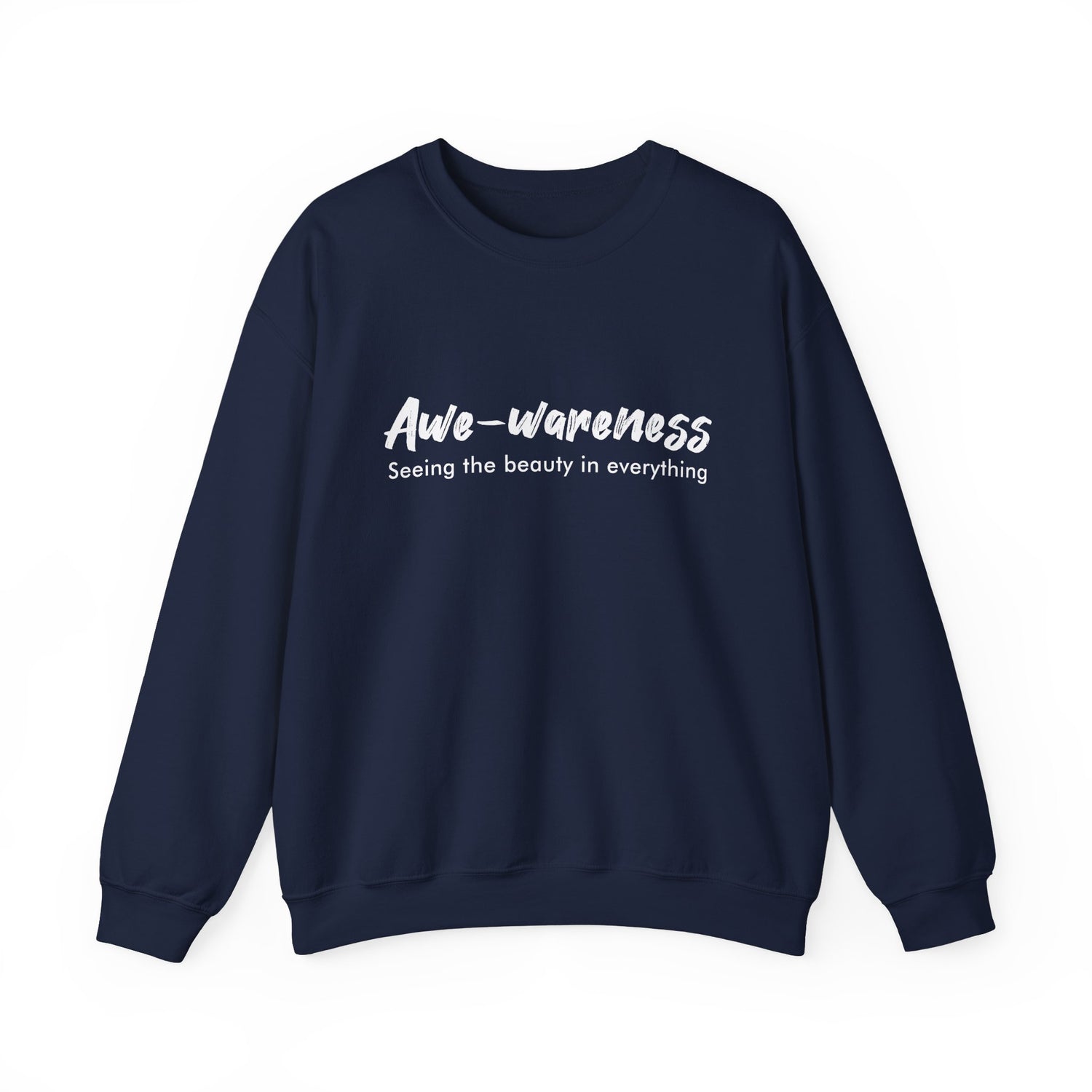 Awe-awareness Unisex Heavy Blend™ Crewneck Sweatshirt - Feel the Beauty in Everything
