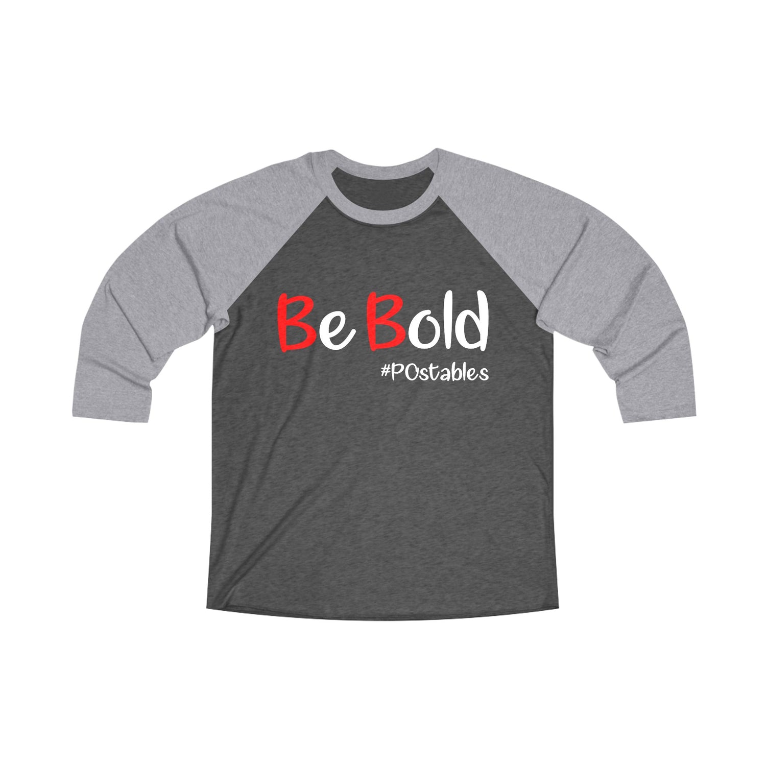 Be Bold Unisex Tri-Blend Raglan Tee for Inspiration