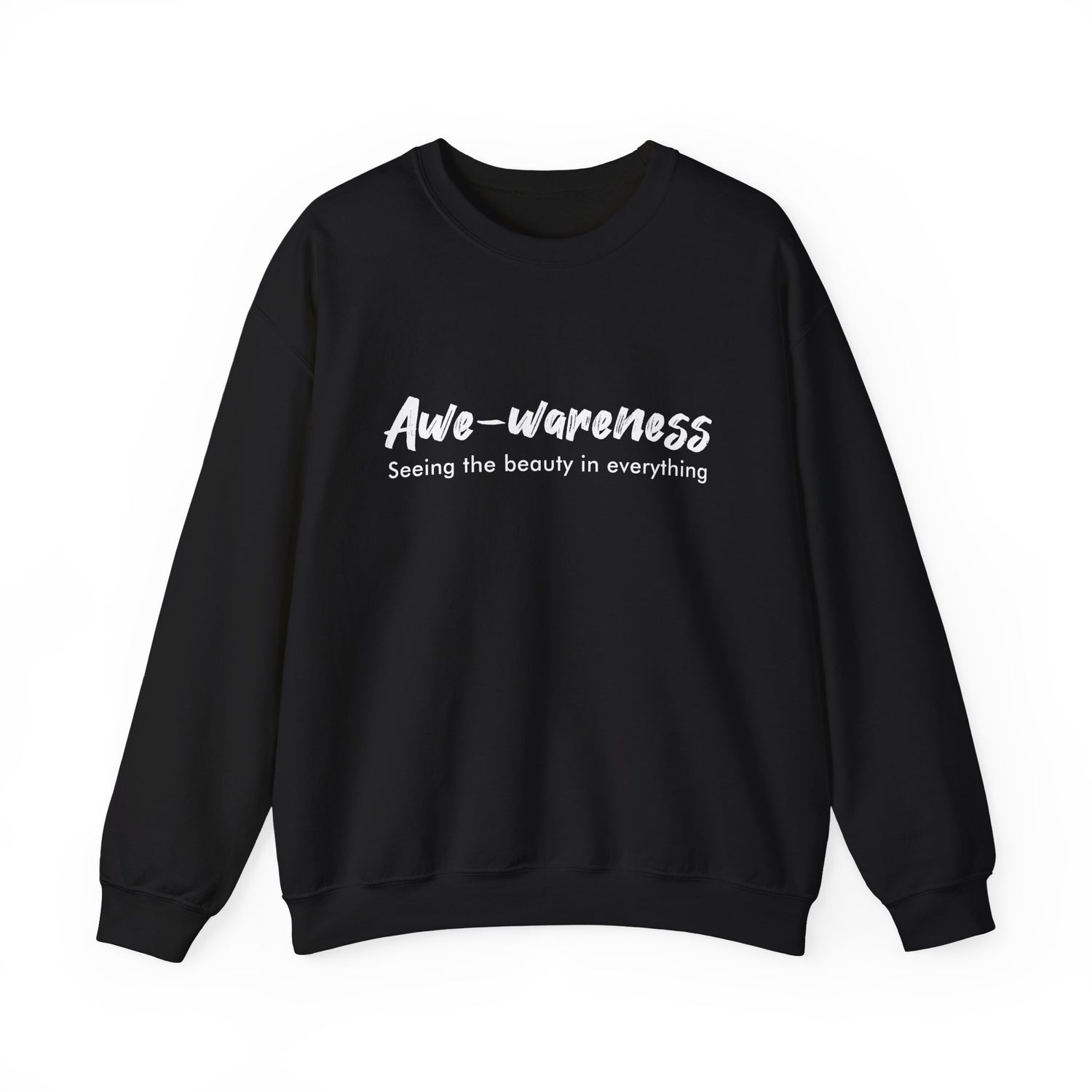Awe-awareness Unisex Heavy Blend™ Crewneck Sweatshirt - Feel the Beauty in Everything