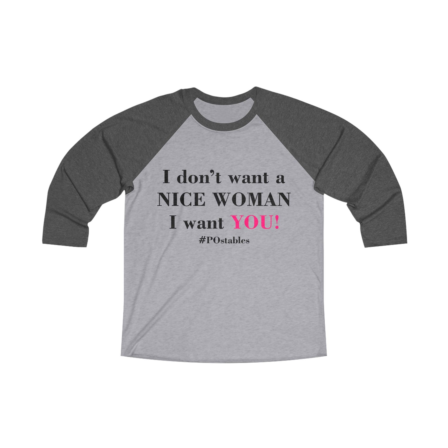 Funny Unisex Tri-Blend Raglan Tee - &quot;I Don&