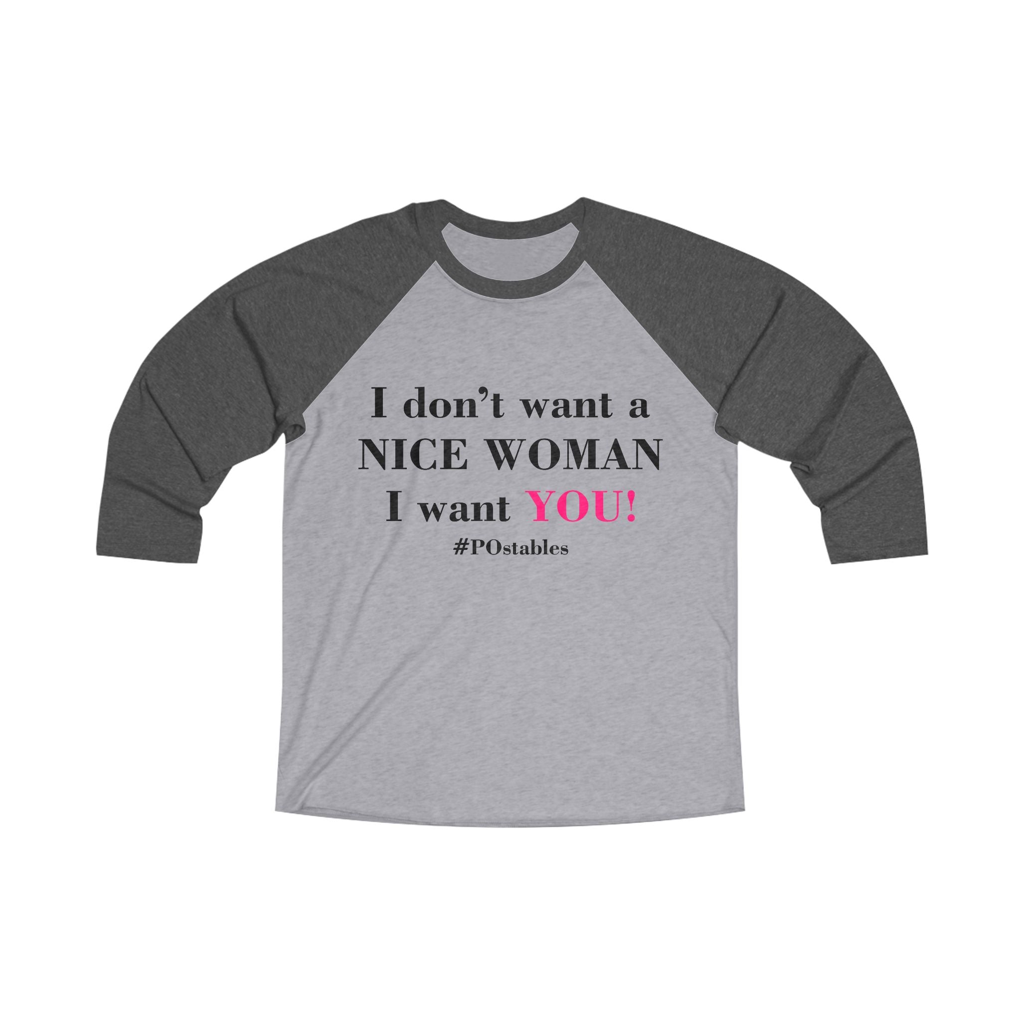 Funny Unisex Tri-Blend Raglan Tee - &quot;I Don&