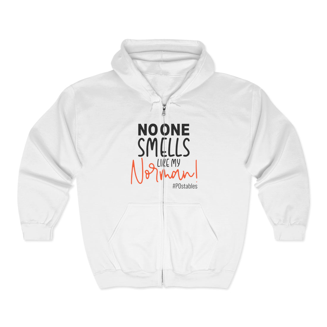 No One Smells Like My Normal Unisex Zip Hoodie