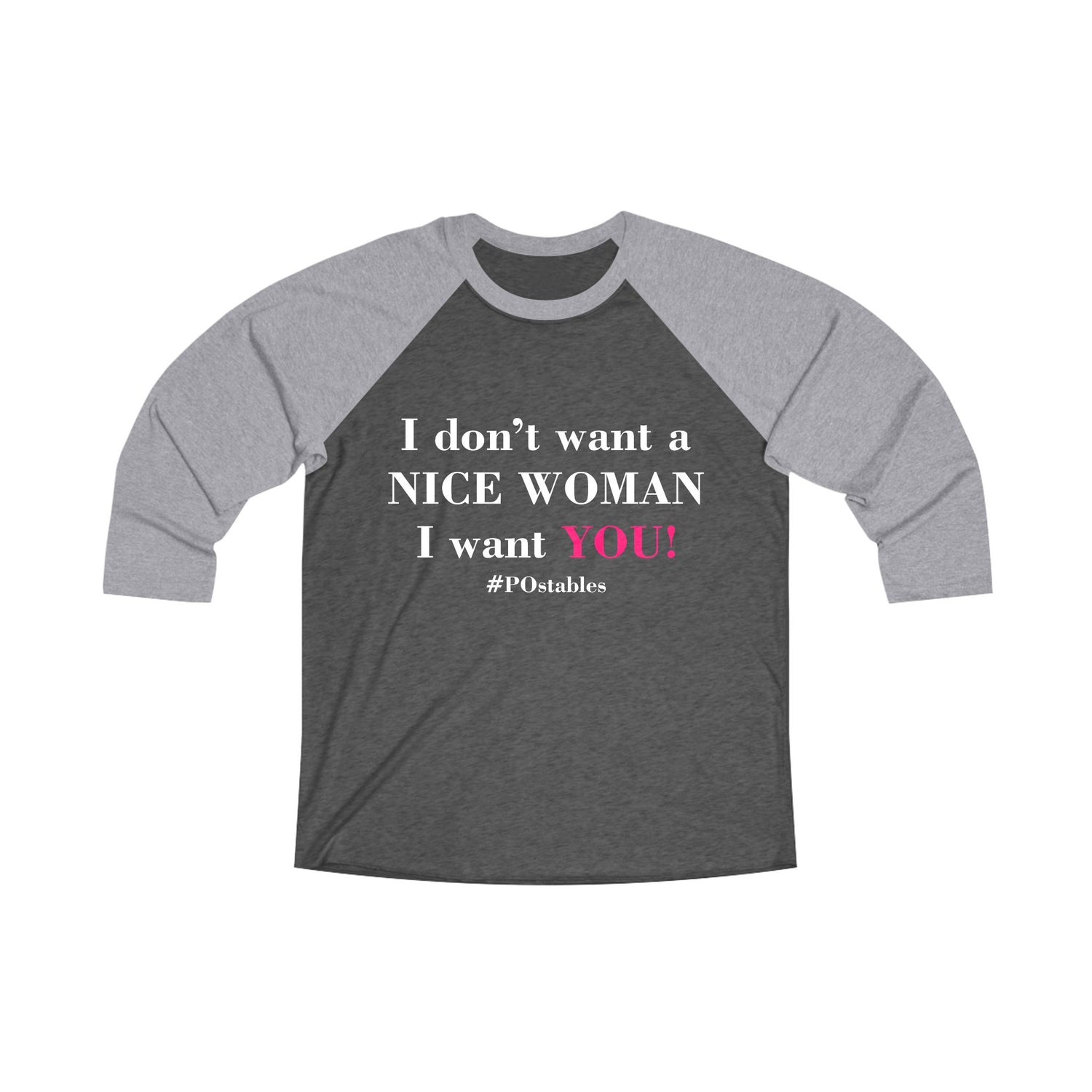 Funny Unisex Tri-Blend Raglan Tee - &quot;I Don&