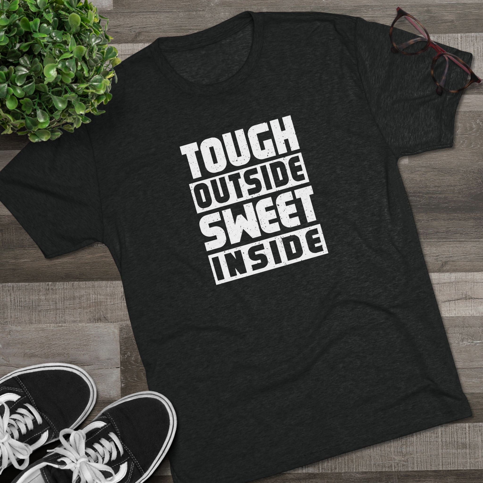 Tough Unisex Tri-Blend Crew Tee