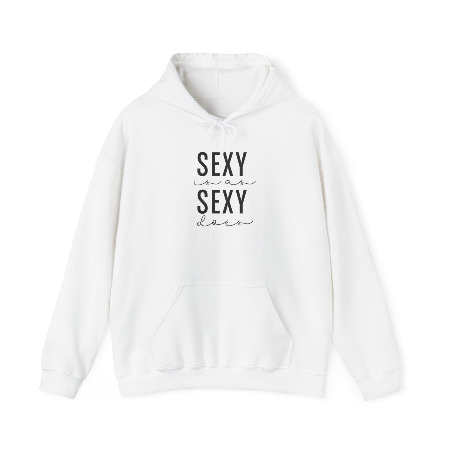 Trendy Hoodie: &quot;Sexy as a Sexy Dad&quot; Unisex Blend Sweatshirt