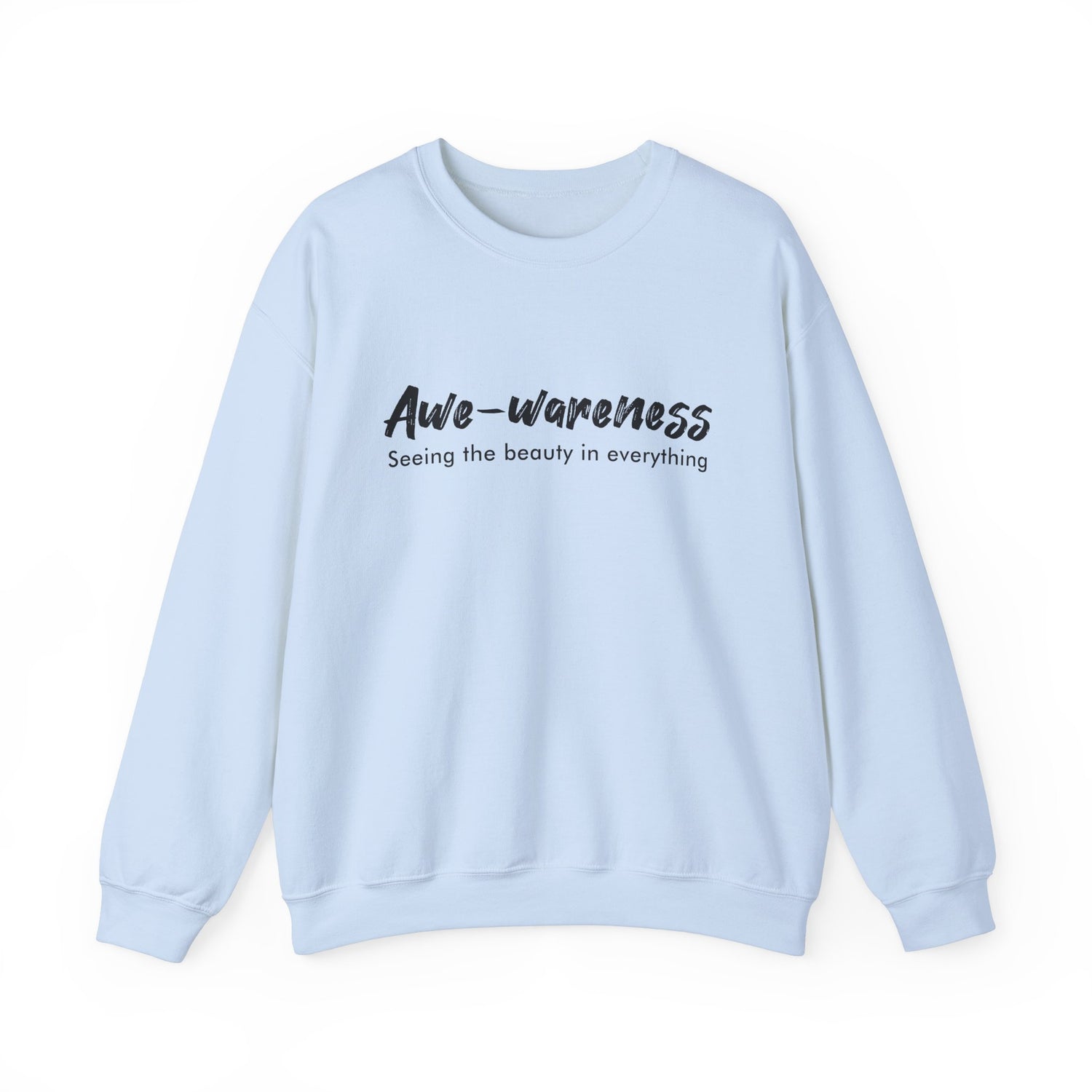 Awe-awareness Unisex Heavy Blend™ Crewneck Sweatshirt - Feel the Beauty in Everything