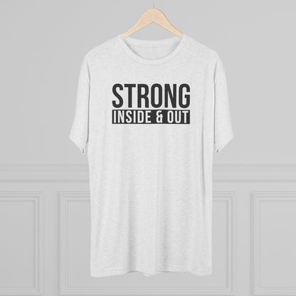 Strong Unisex Tri-Blend Crew Tee