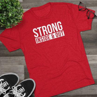 Strong Unisex Tri-Blend Crew Tee