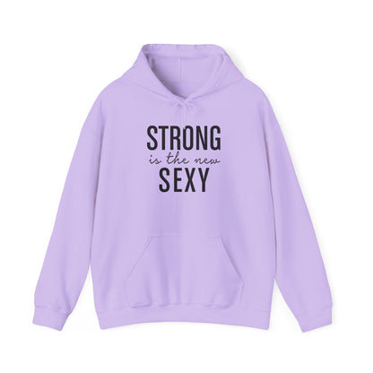 Strong is the New Sexy Hoodie - Unisex Heavy Blend Sweatshirt for Empowerment