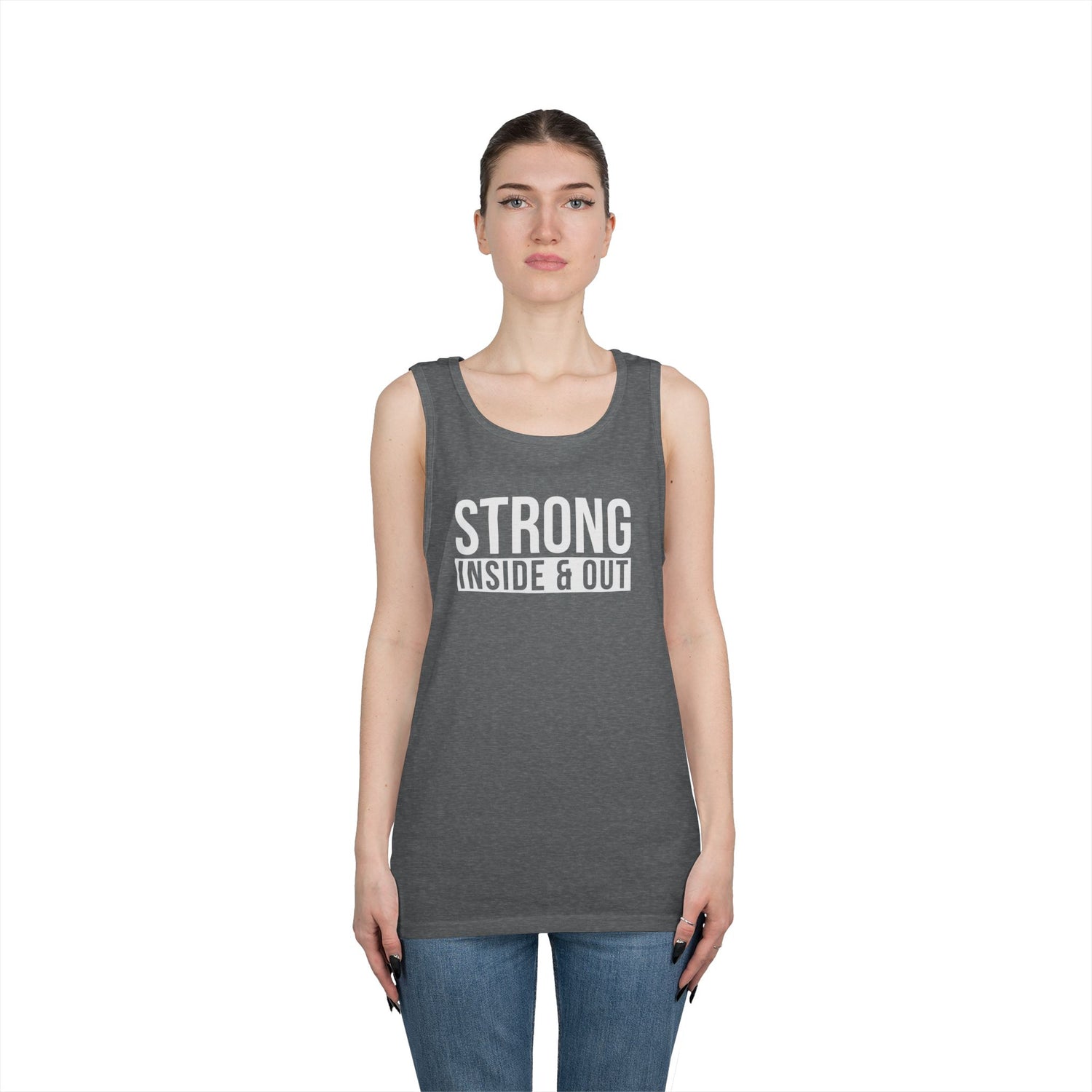 Strong Inside &amp; Out Unisex Heavy Cotton Tank Top
