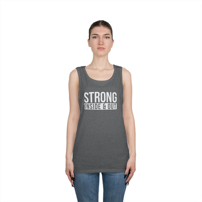 Strong Inside &amp; Out Unisex Heavy Cotton Tank Top