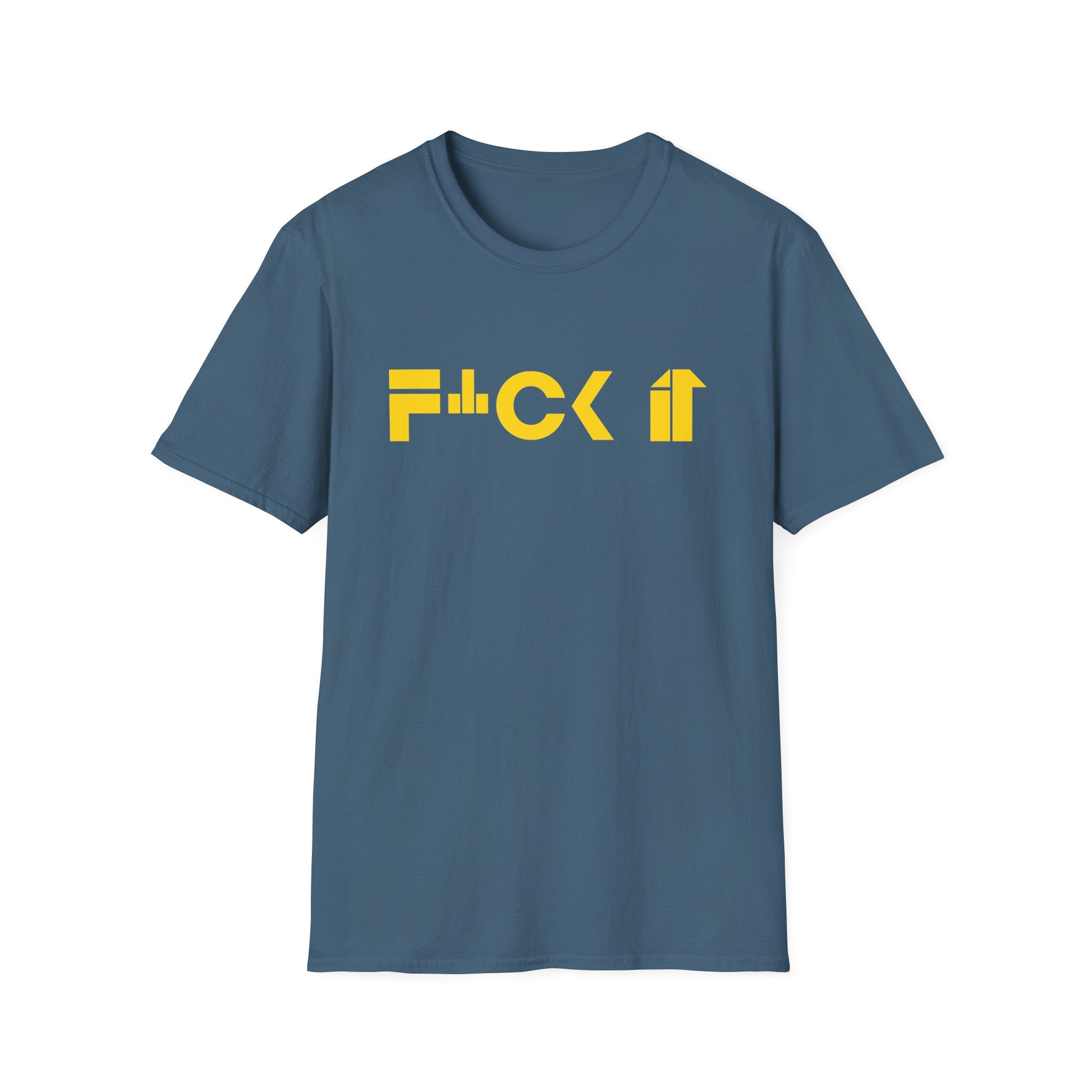 Casual Statement T-Shirt - &quot;F*CK It&quot; Unisex Softstyle Tee