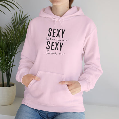 Trendy Hoodie: &quot;Sexy as a Sexy Dad&quot; Unisex Blend Sweatshirt