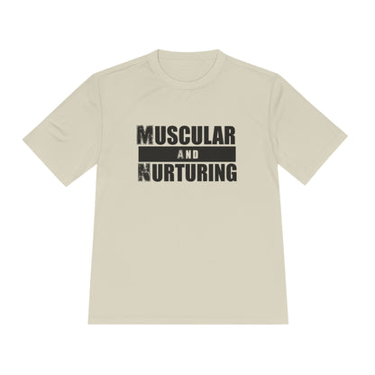 Muscular and Nurturing Unisex Moisture Wicking Tee