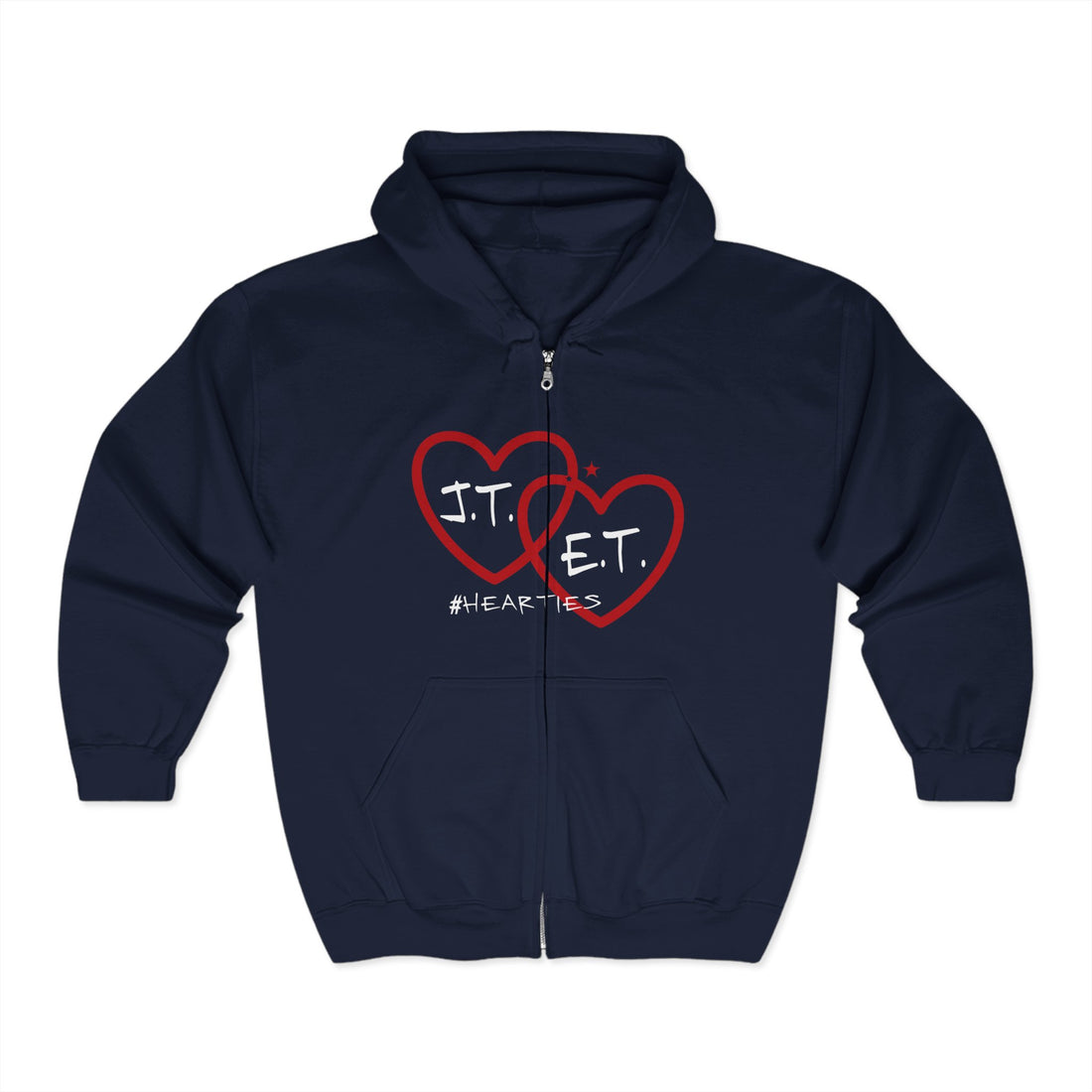J.T. and E.T. Unisex Zip Hoodie
