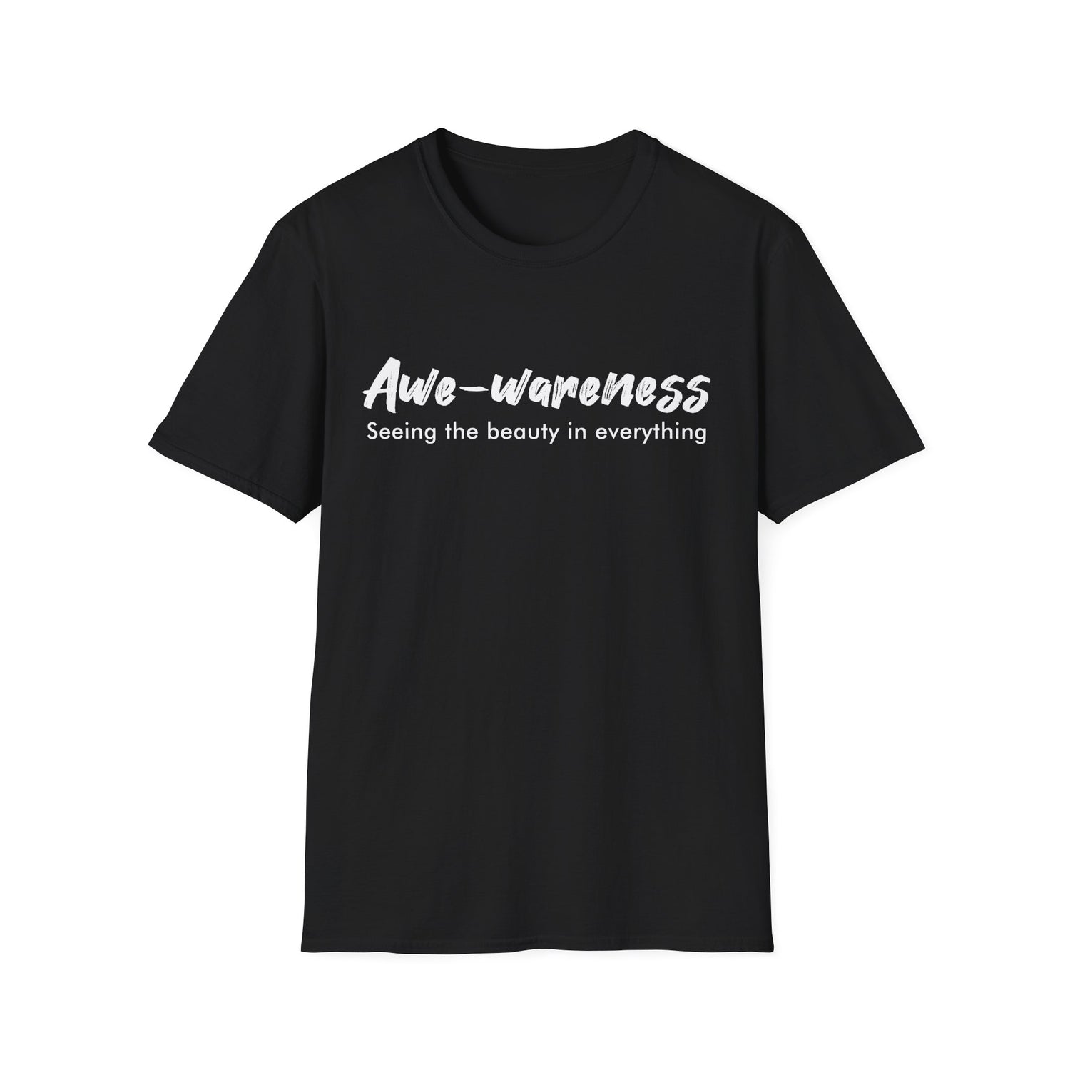 Awe-awareness Unisex Softstyle T-Shirt - Embrace the Beauty in Everything