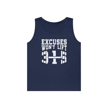 Motivational Unisex Heavy Cotton Tank Top - &