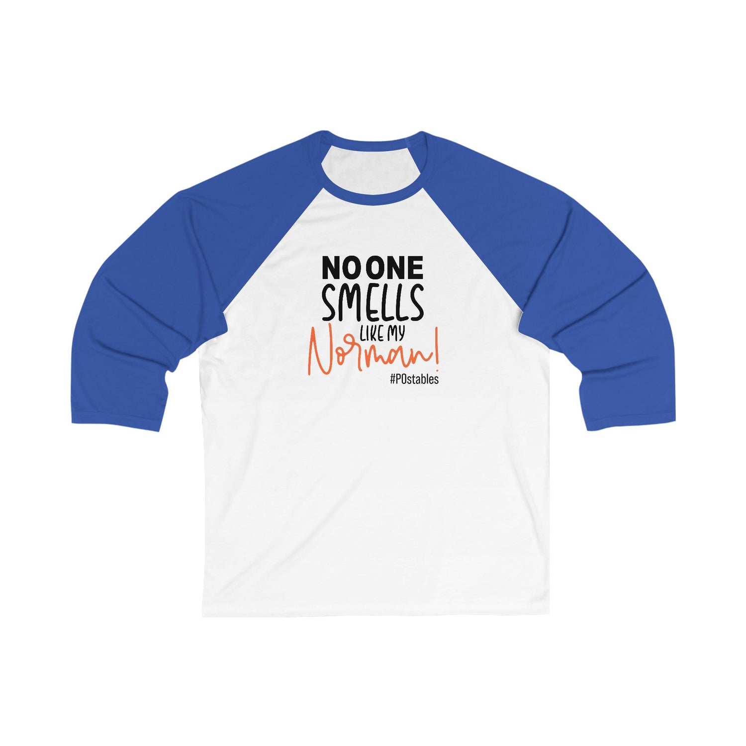 Funny Unisex Baseball Tee - No One Smells Like My Normal!