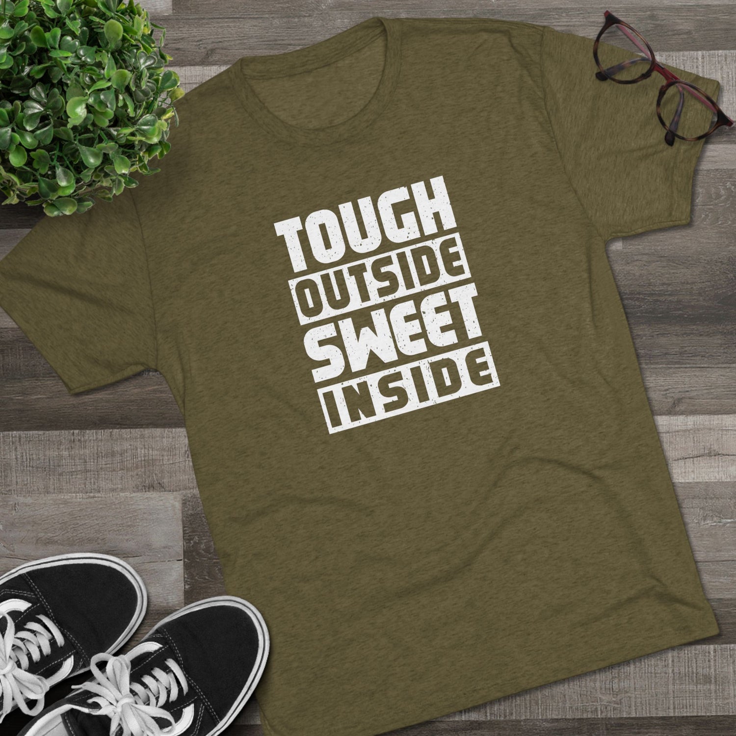 Tough Unisex Tri-Blend Crew Tee