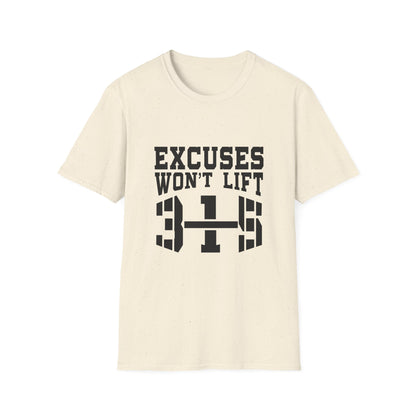 Motivational Workout T-Shirt - &quot;Excuses Won&