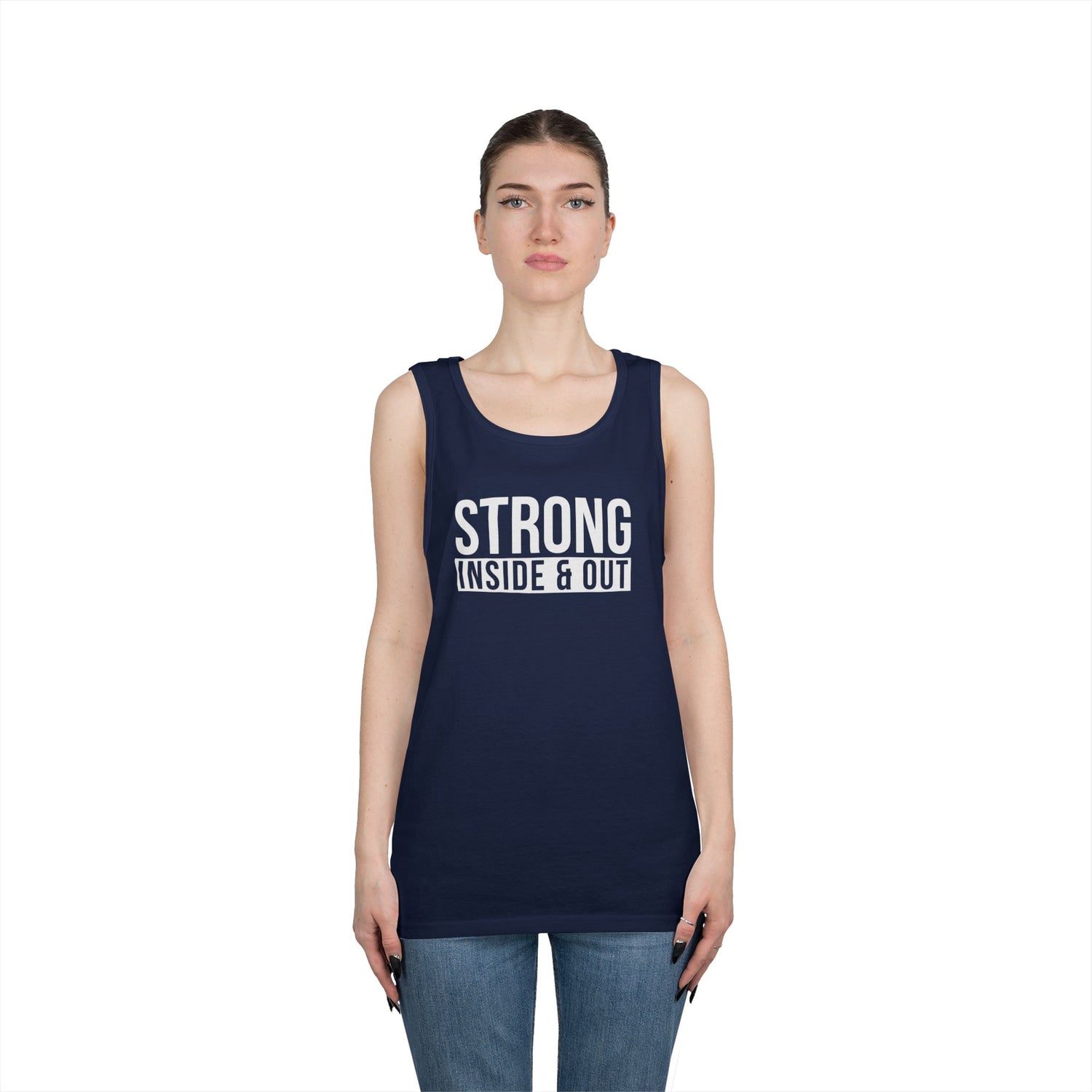 Strong Inside &amp; Out Unisex Heavy Cotton Tank Top
