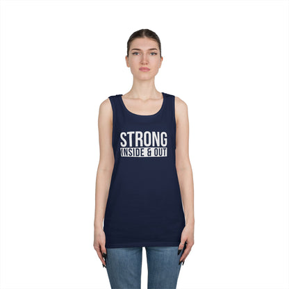 Strong Inside &amp; Out Unisex Heavy Cotton Tank Top