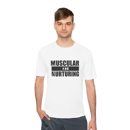 Muscular and Nurturing Unisex Moisture Wicking Tee