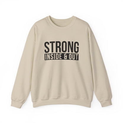 Strong Inside &amp; Out Unisex Heavy Blend Crewneck Sweatshirt