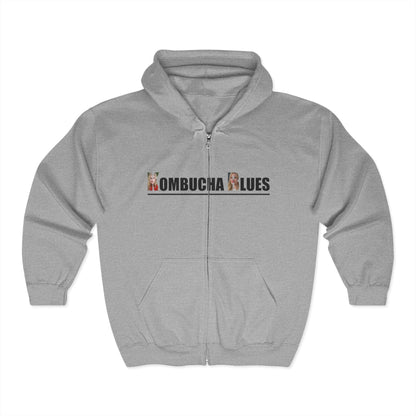 Kombucha Blues Unisex Zip Hoodie