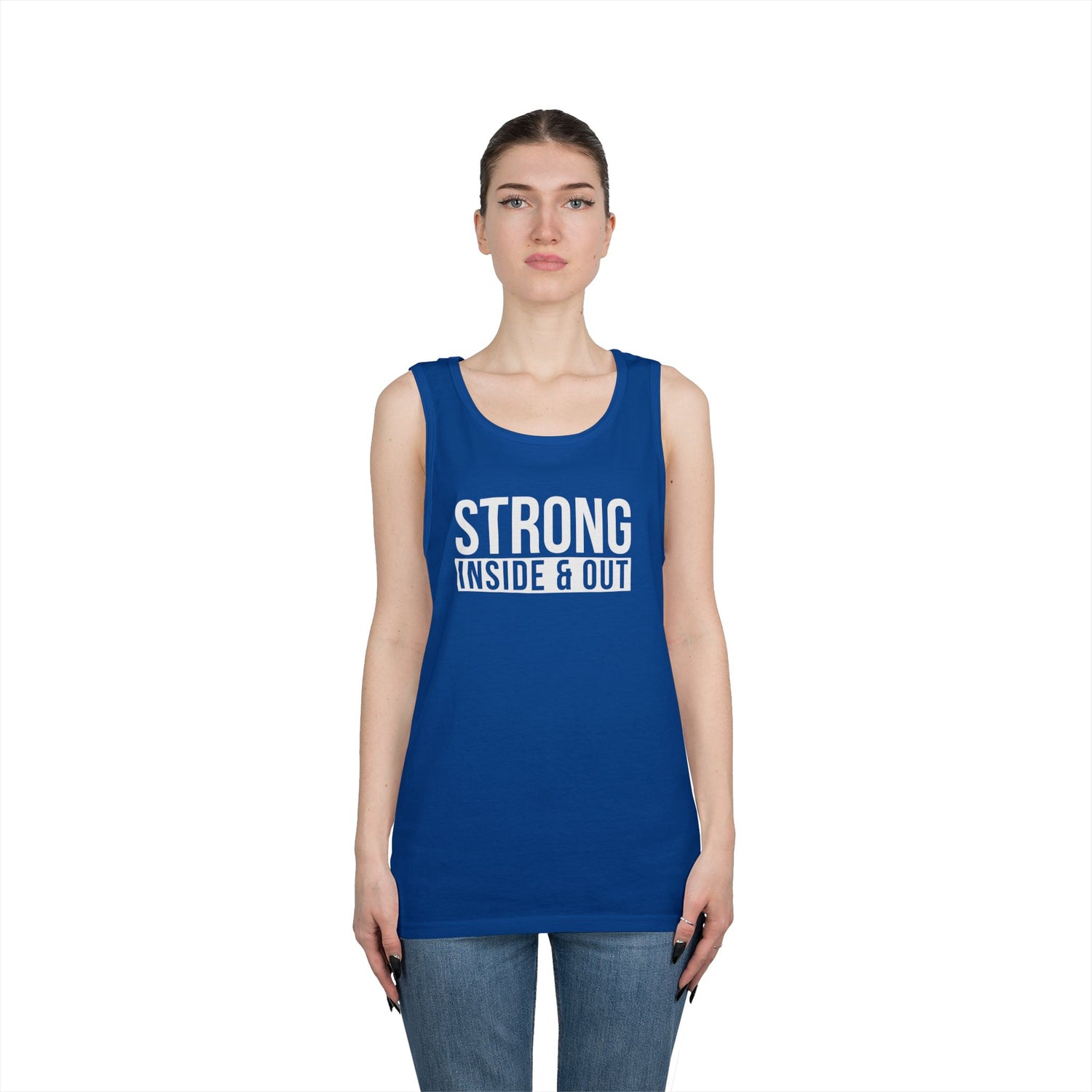 Strong Inside &amp; Out Unisex Heavy Cotton Tank Top