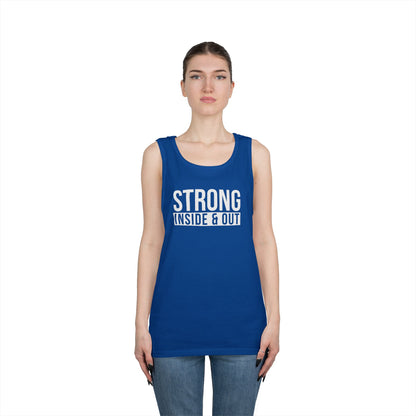 Strong Inside &amp; Out Unisex Heavy Cotton Tank Top