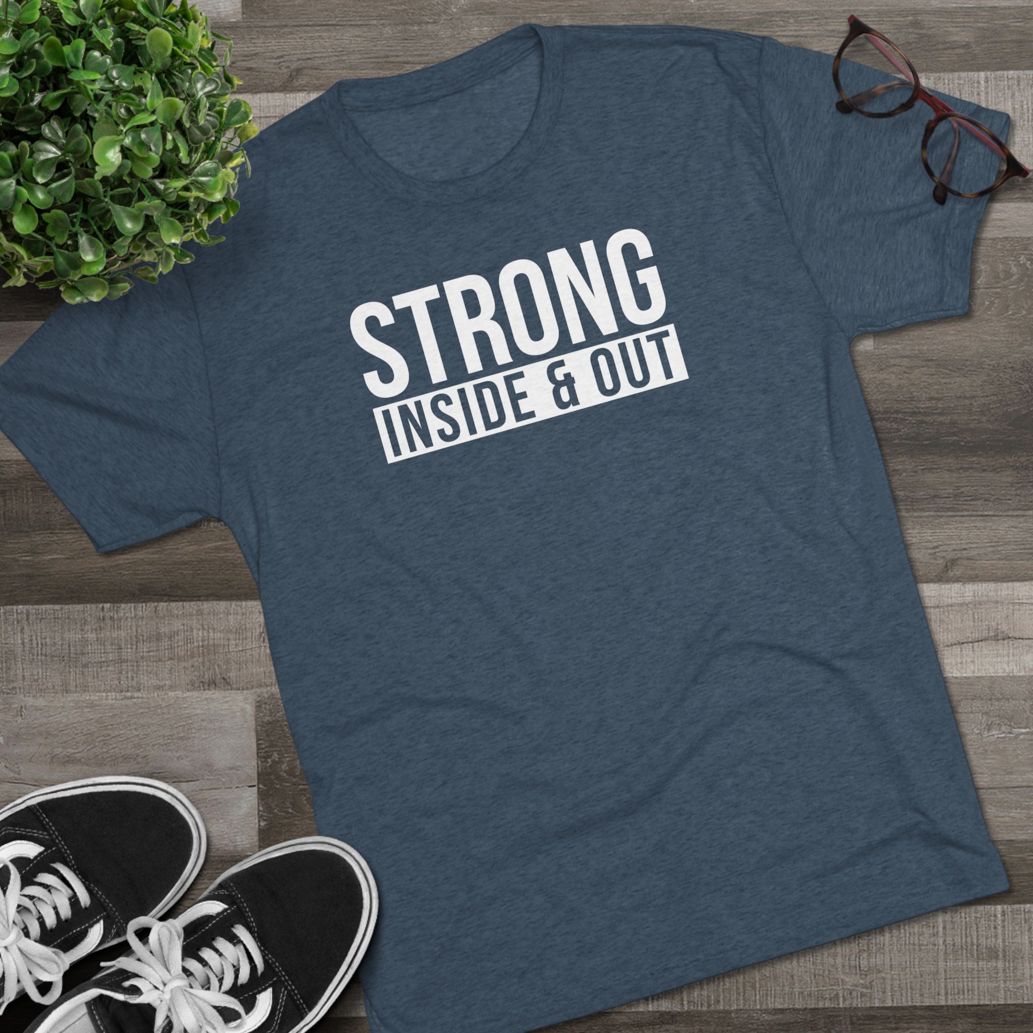 Strong Unisex Tri-Blend Crew Tee