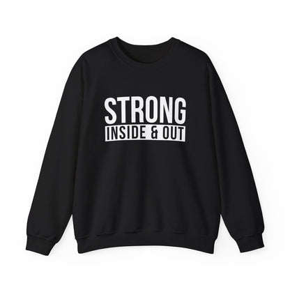 Strong Inside &amp; Out Unisex Heavy Blend Crewneck Sweatshirt