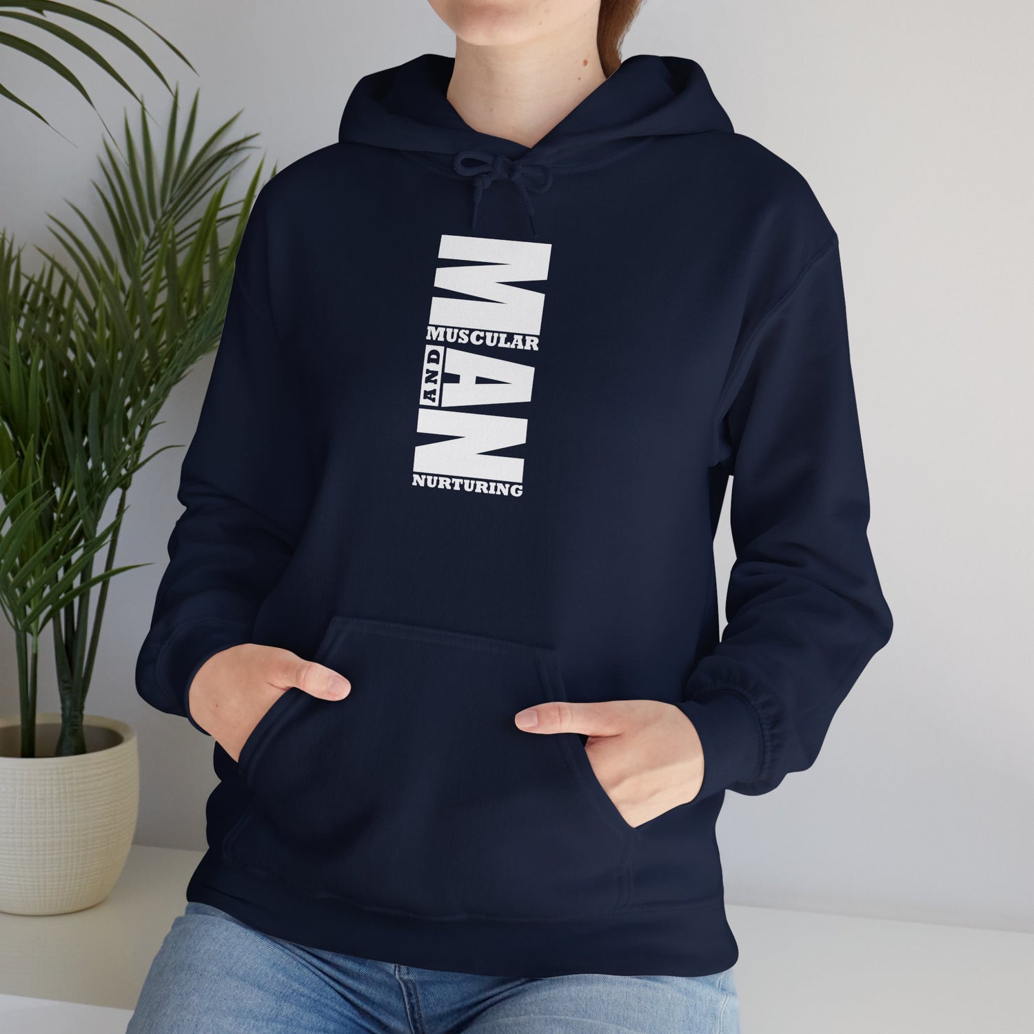 Muscular Nurturing Hoodie – Unisex Heavy Blend™ Sweatshirt for Comfort and Style