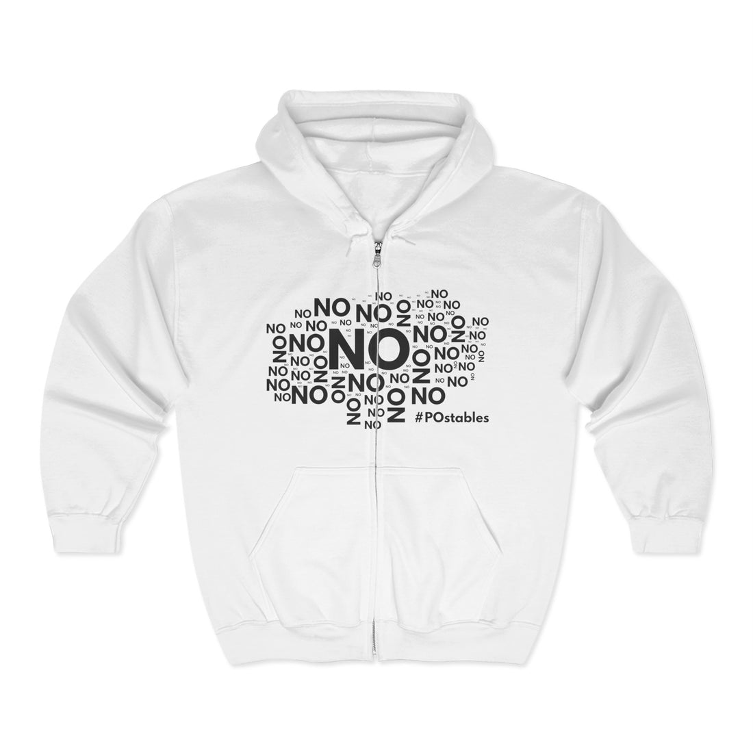 No No No Unisex Zip Hoodie