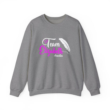 Team Elizabeth Unisex Crewneck Sweatshirt - Perfect for Supporters and Celebrations