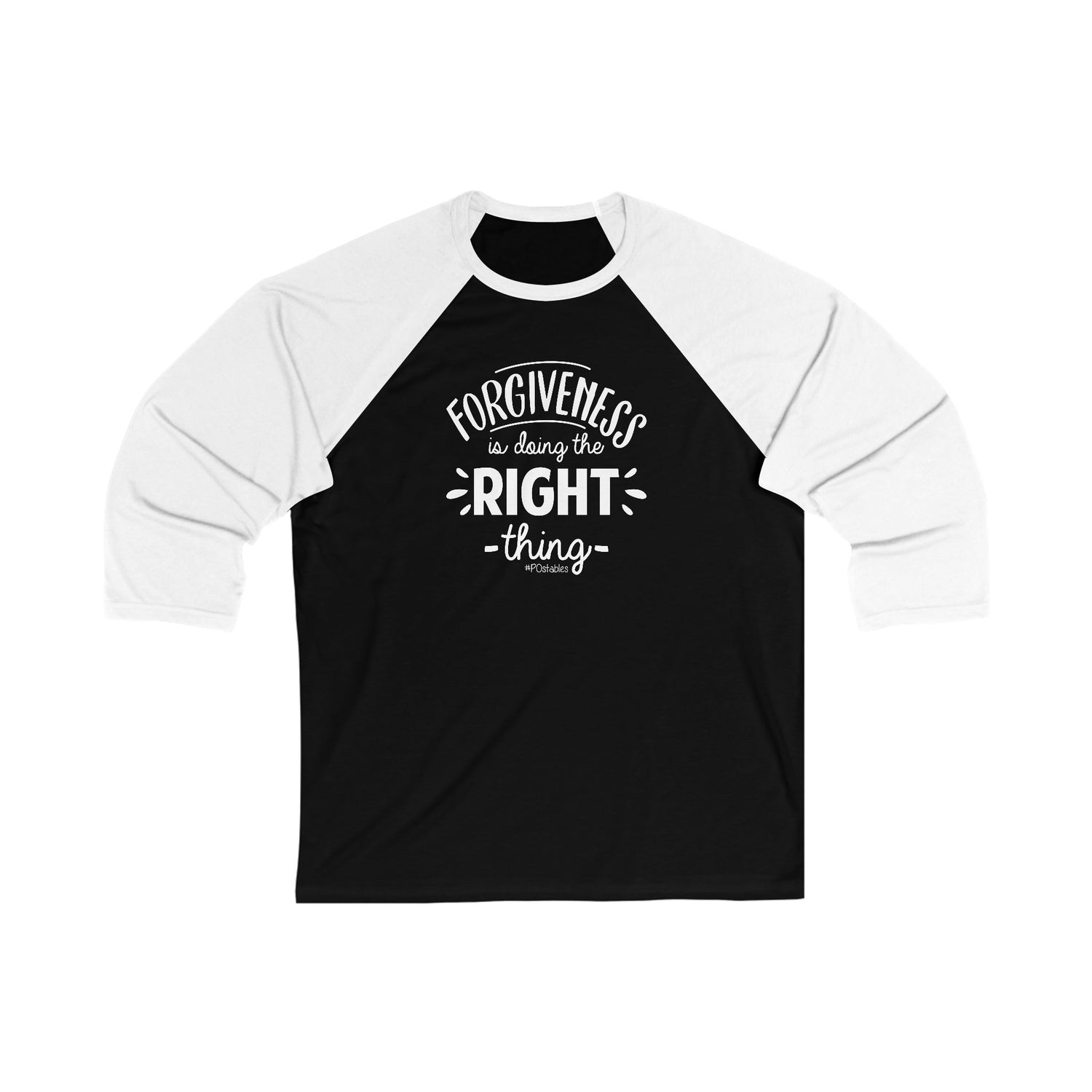 Forgiveness Baseball Tee - Unisex 3/4 Sleeve Raglan Shirt