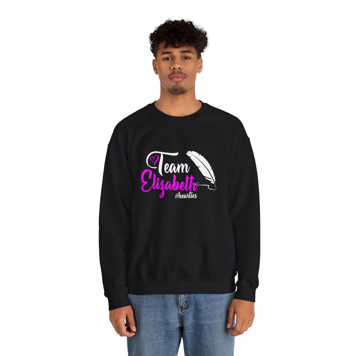 Team Elizabeth Unisex Crewneck Sweatshirt - Perfect for Supporters and Celebrations