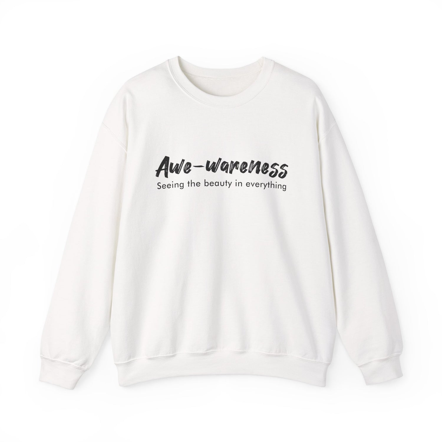 Awe-awareness Unisex Heavy Blend™ Crewneck Sweatshirt - Feel the Beauty in Everything